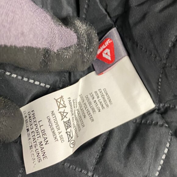 LL Bean Maine Guide Zip Front Jac-Shirt Primaloft Mens XXL Green Mackinaw Jacket - Picture 9 of 15